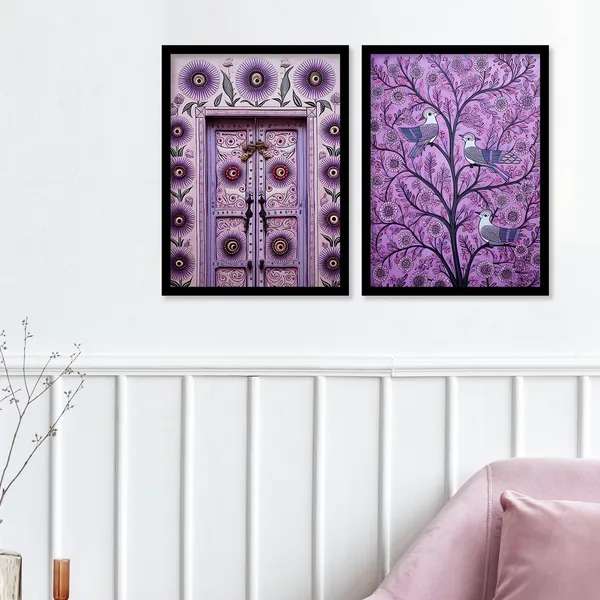 Ancient_Door_Painting_Set_Of_2